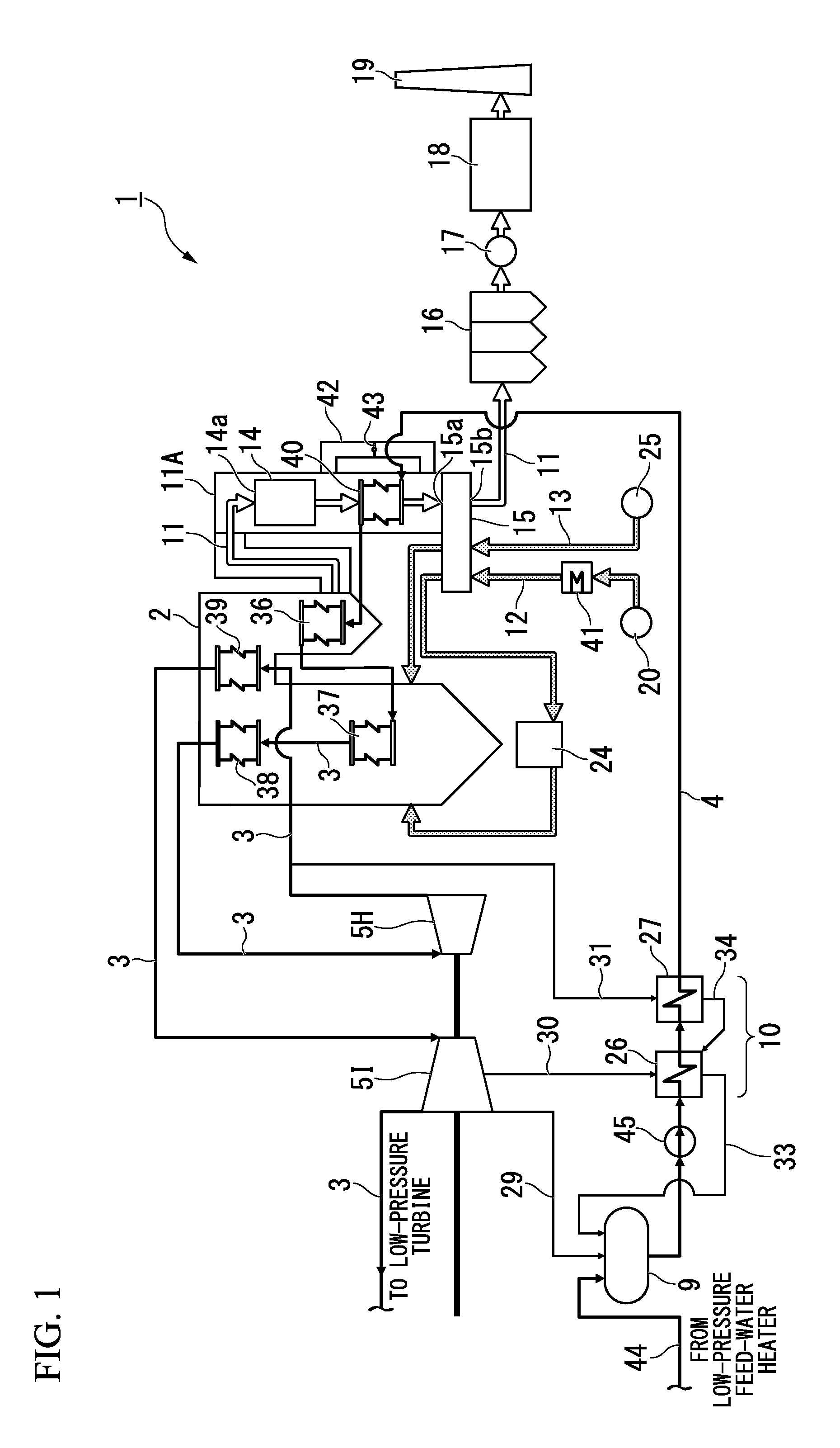 Fossil-fuel power plant and fossil-fuel power plant operation method