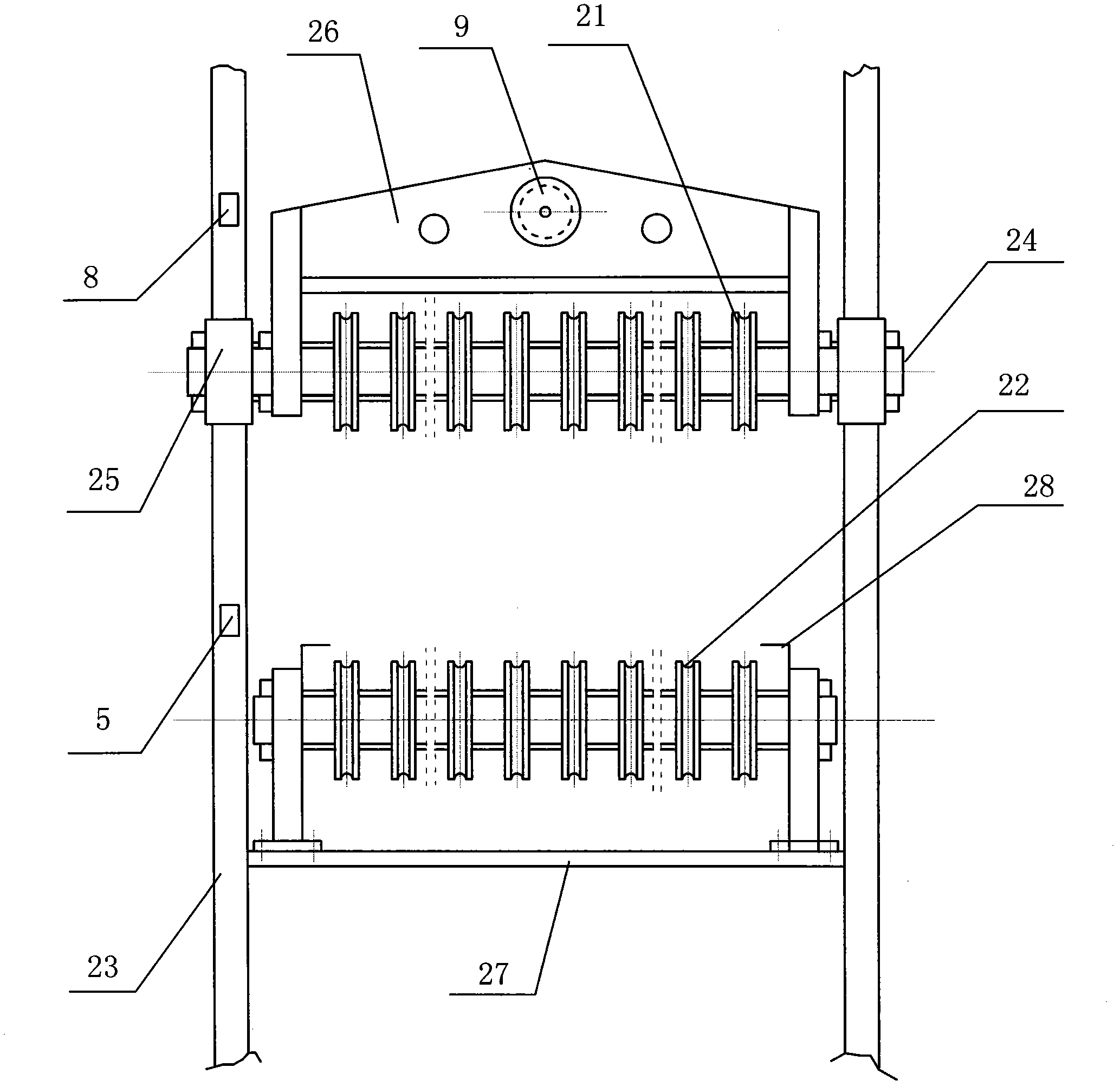 Vertical energy-saving pumping unit