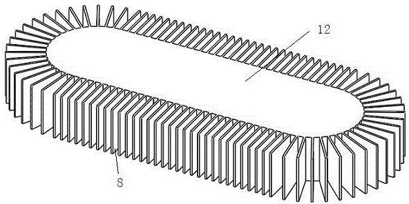 Composite phase change heat sink with micro-groove group
