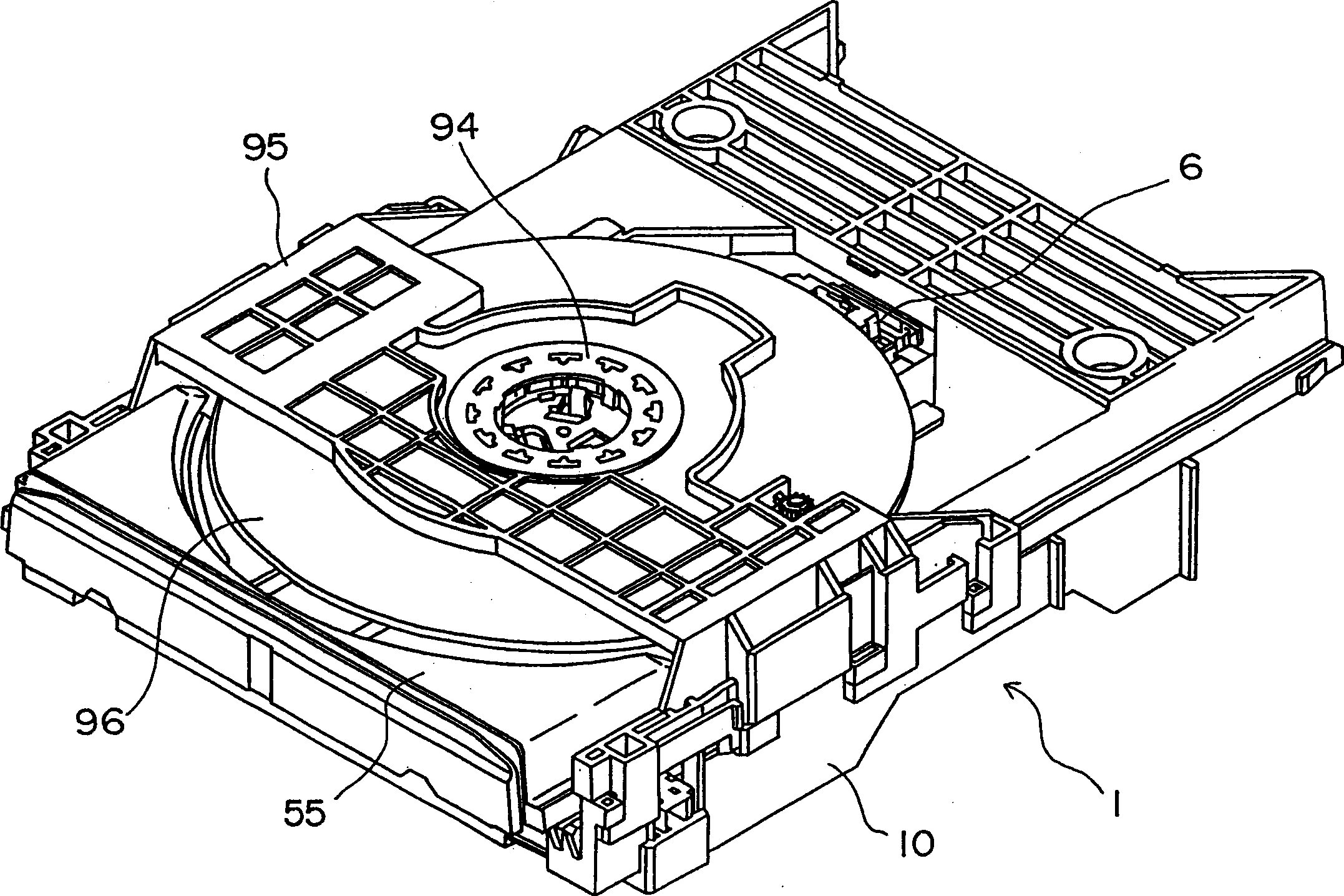 Optical disk unit