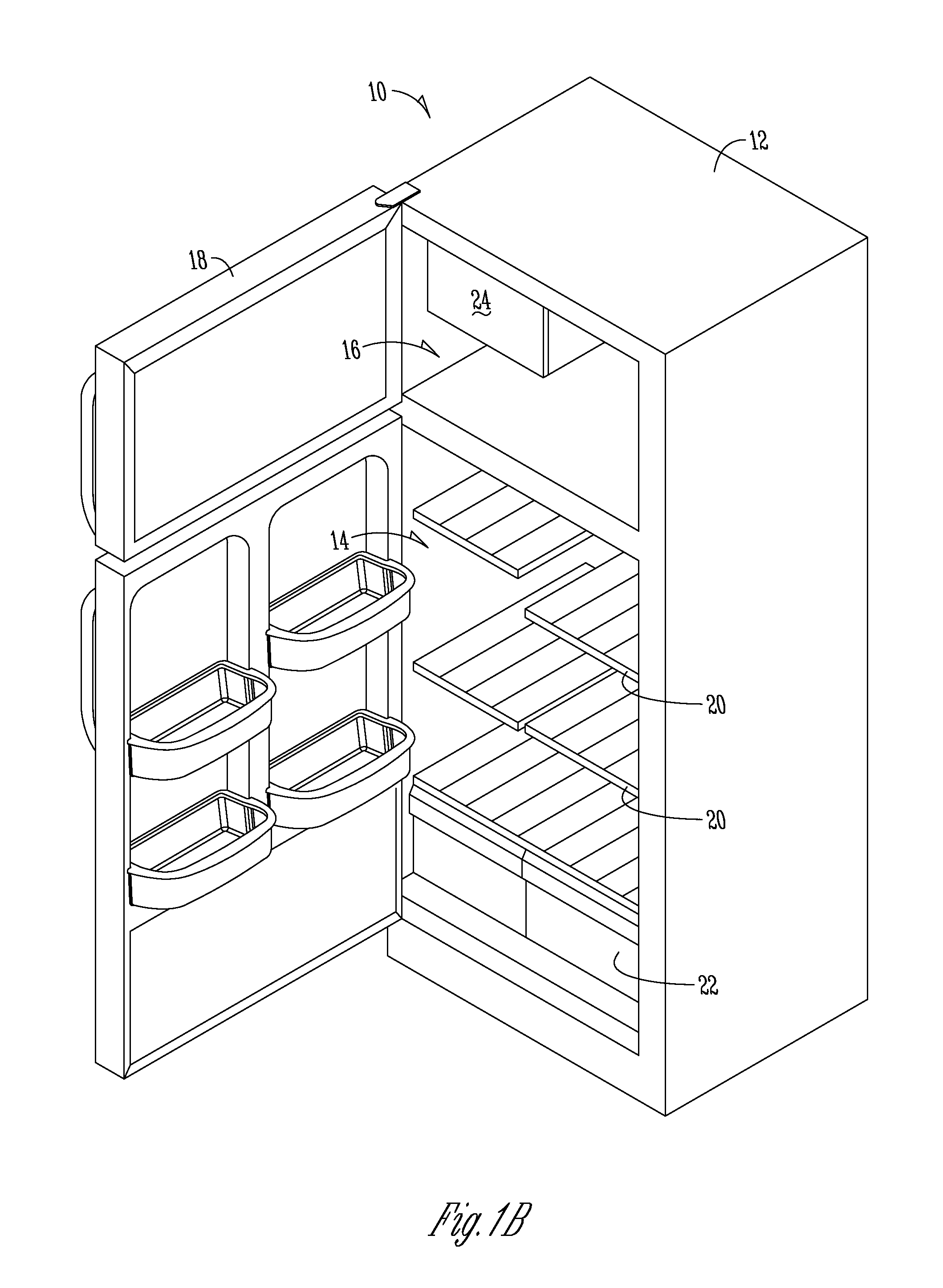 Defrost chamber within freezer compartment