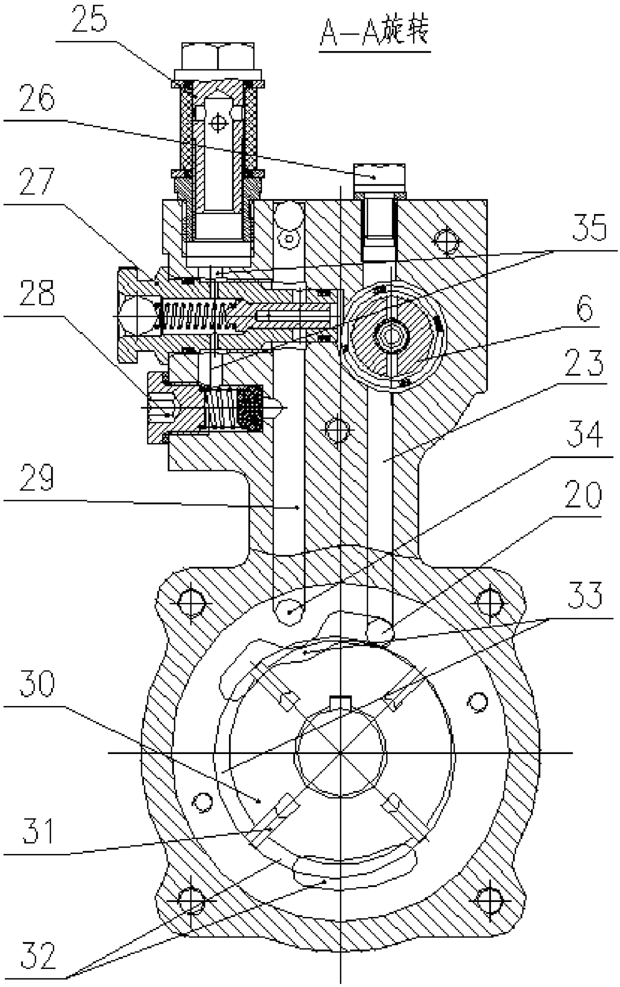 High-pressure oil feeding pump assembly for diesel engine common rail system