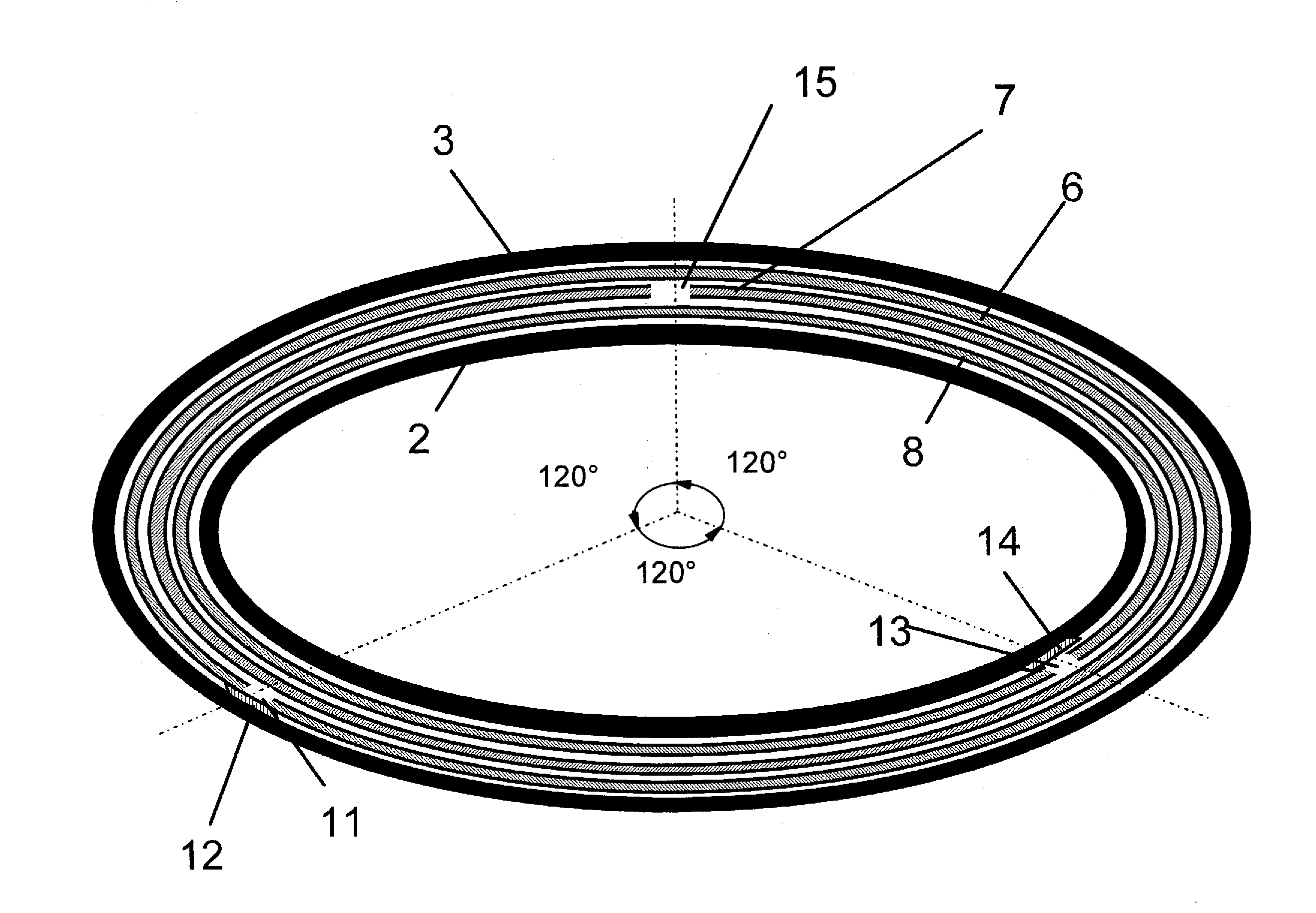 Continuous annular baler press belt and method for the production thereof