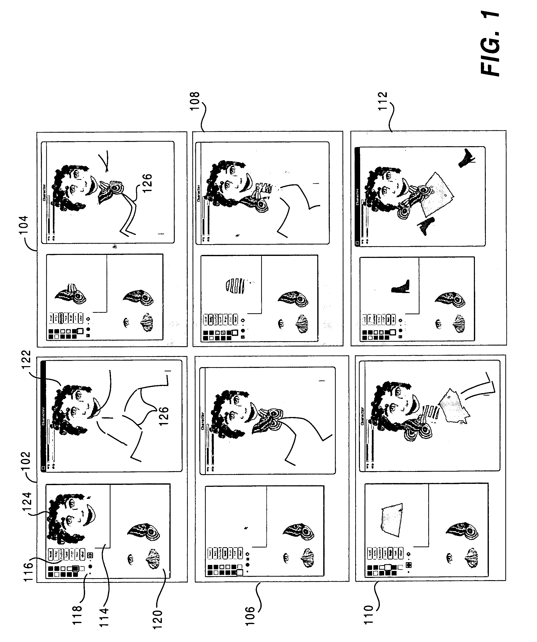 Methods and systems for a character motion animation tool