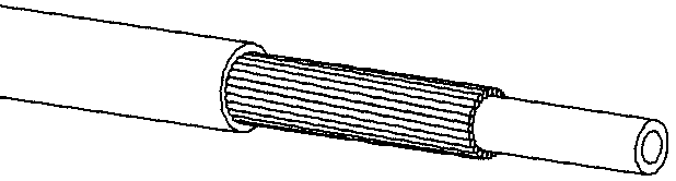 Anti-deformation inhaul cable sheath