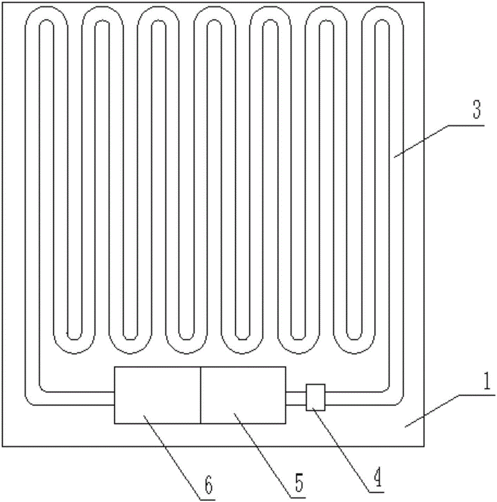 Water-cooling temperature-control heat exchange device for computer