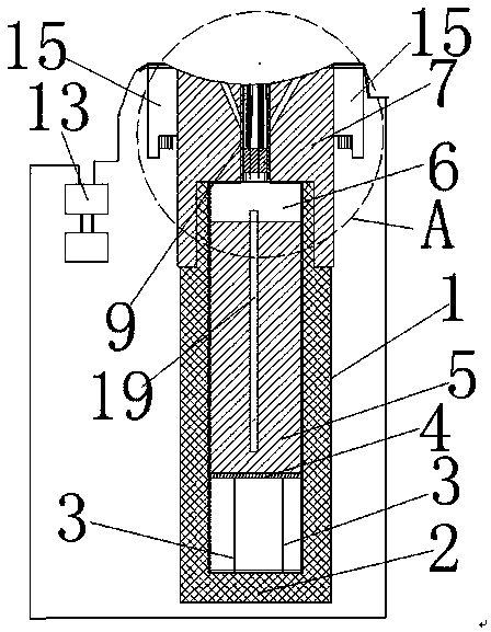 Combustion type steel component oriented cutting device