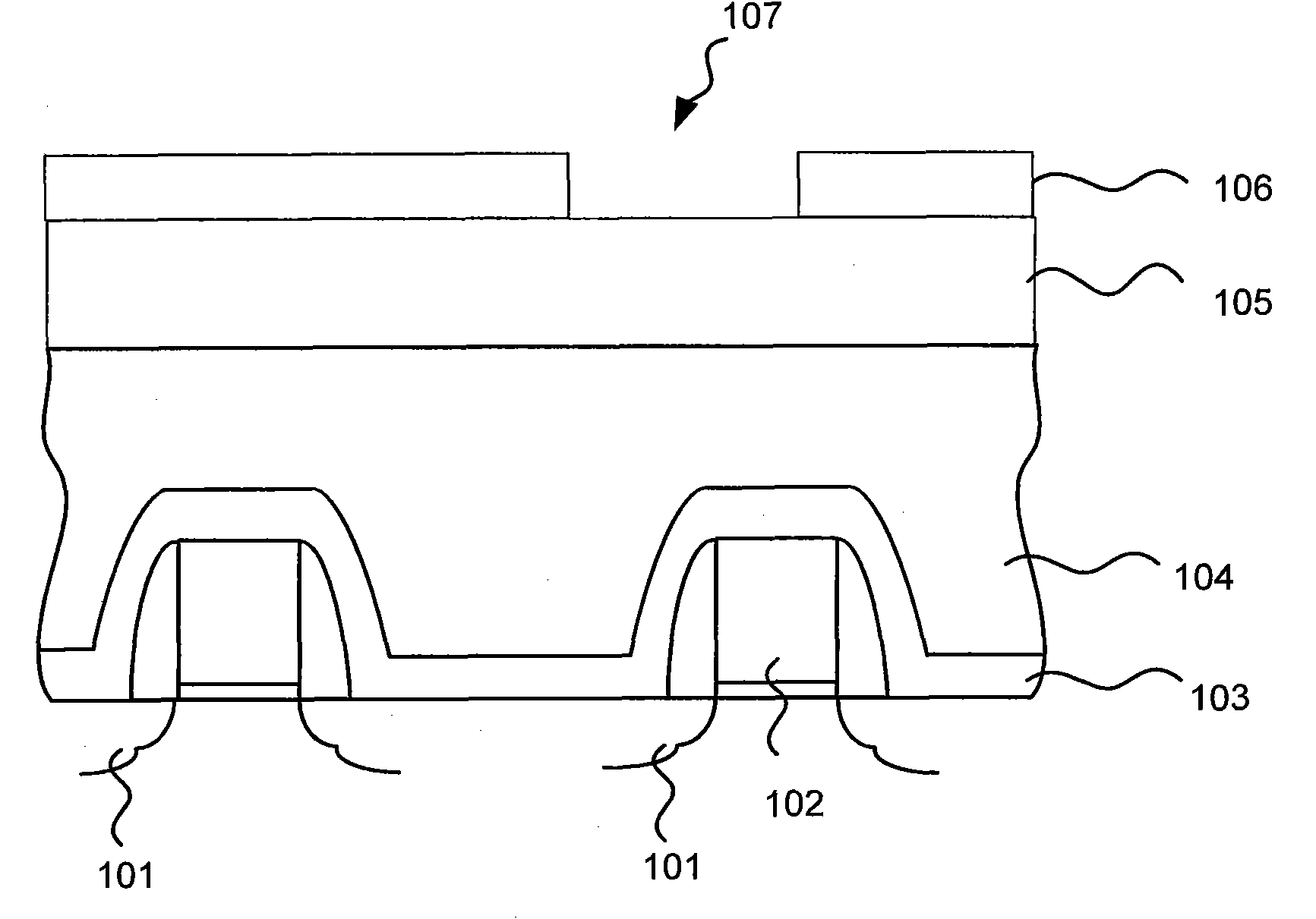 Method for manufacturing structure of semiconductor device