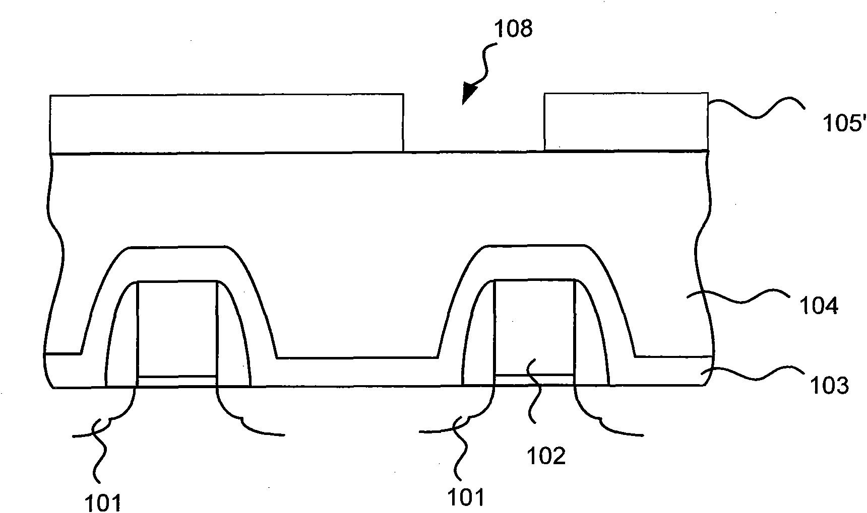 Method for manufacturing structure of semiconductor device