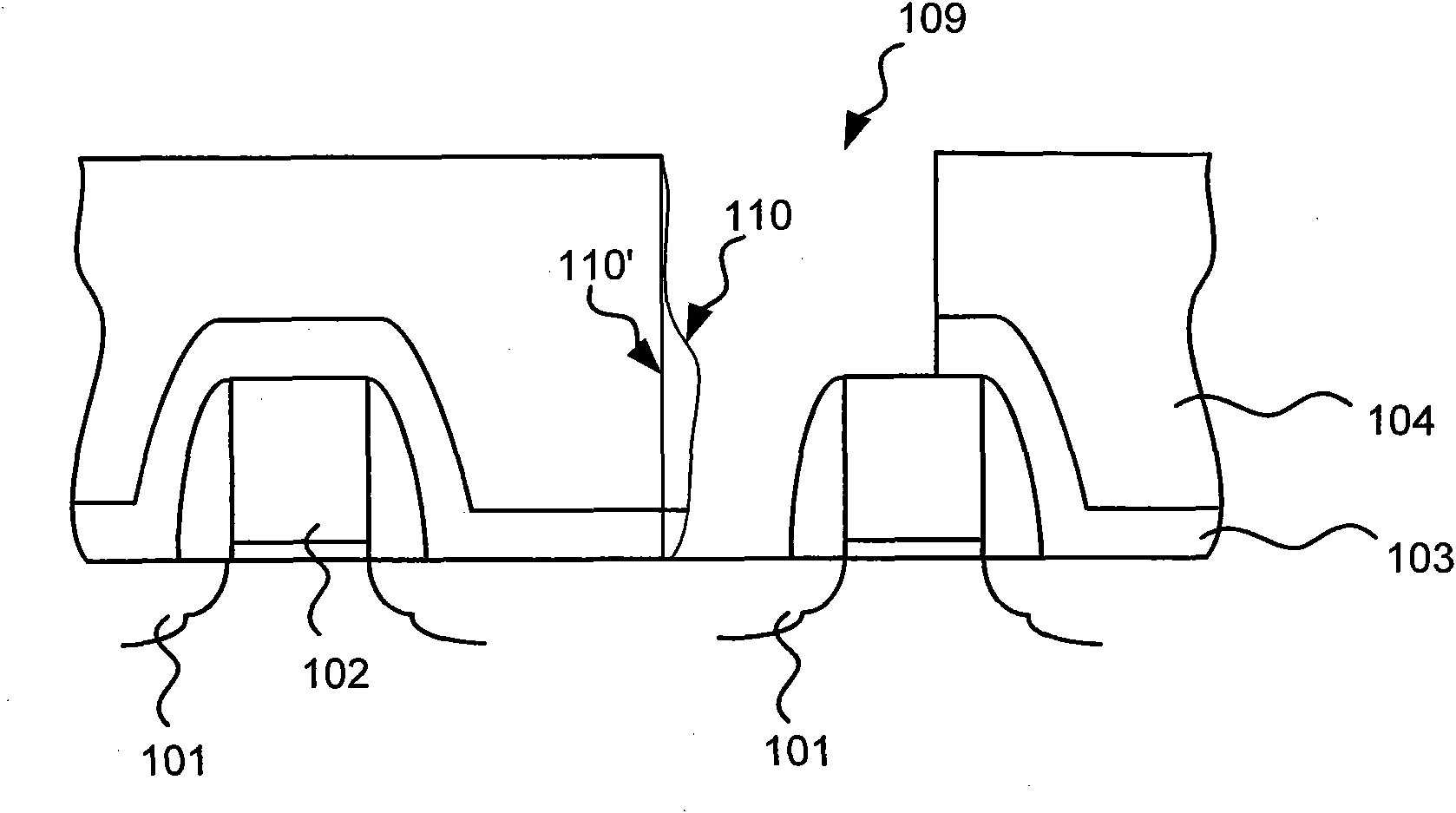 Method for manufacturing structure of semiconductor device