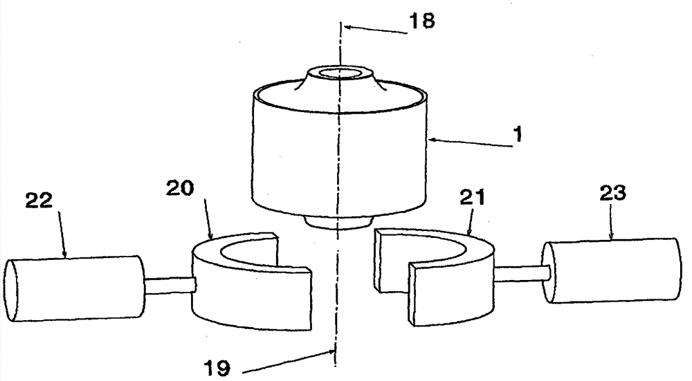 Method and device for monitoring the quality, particularly the stiffness and the phase, of a hydroelastic joint