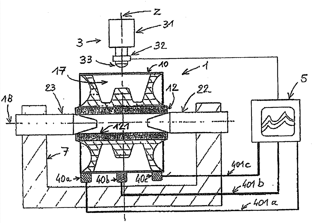 Method and device for monitoring the quality, particularly the stiffness and the phase, of a hydroelastic joint