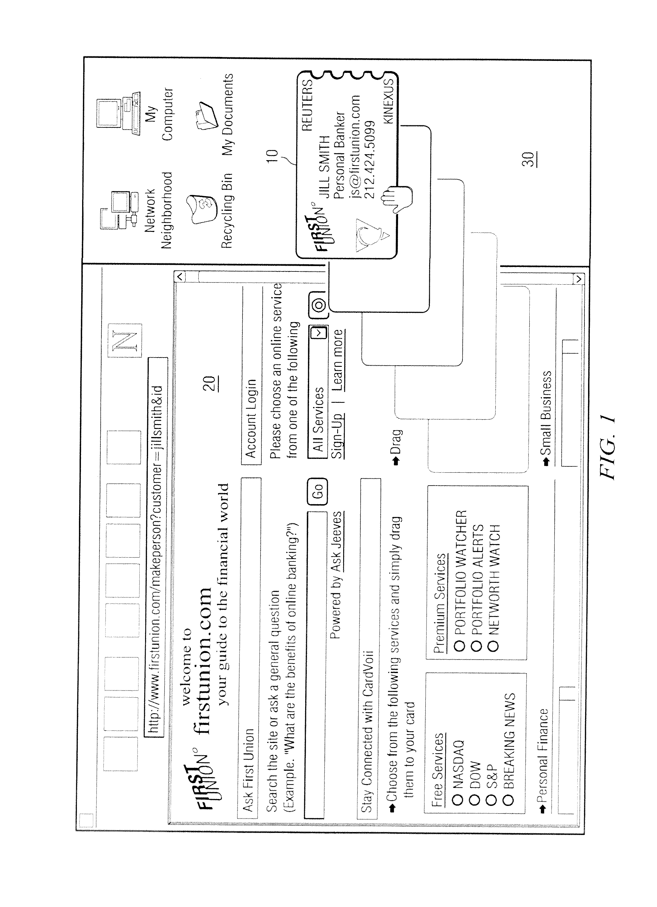 Architecture for a system of portable information agents