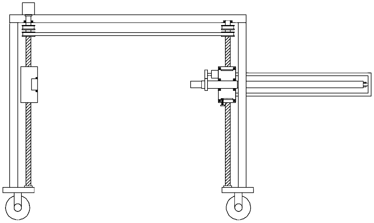 A kind of communication cable putting a wire rack