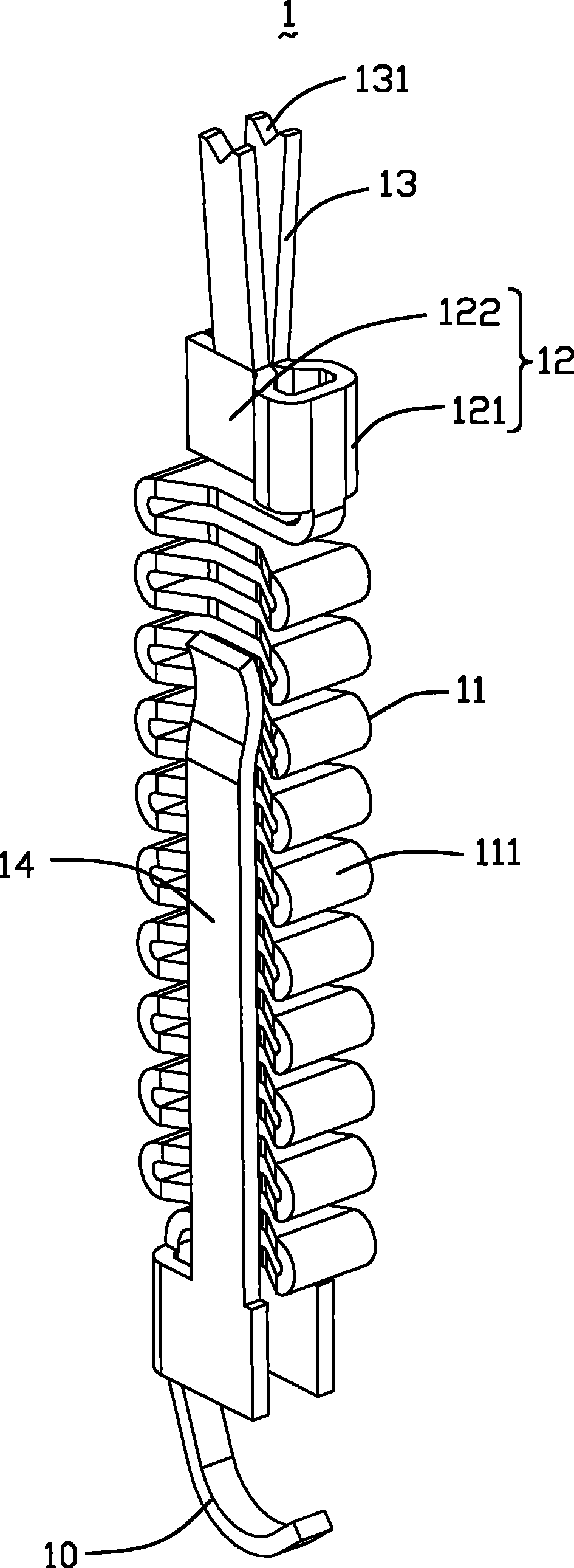 Electric connector terminal