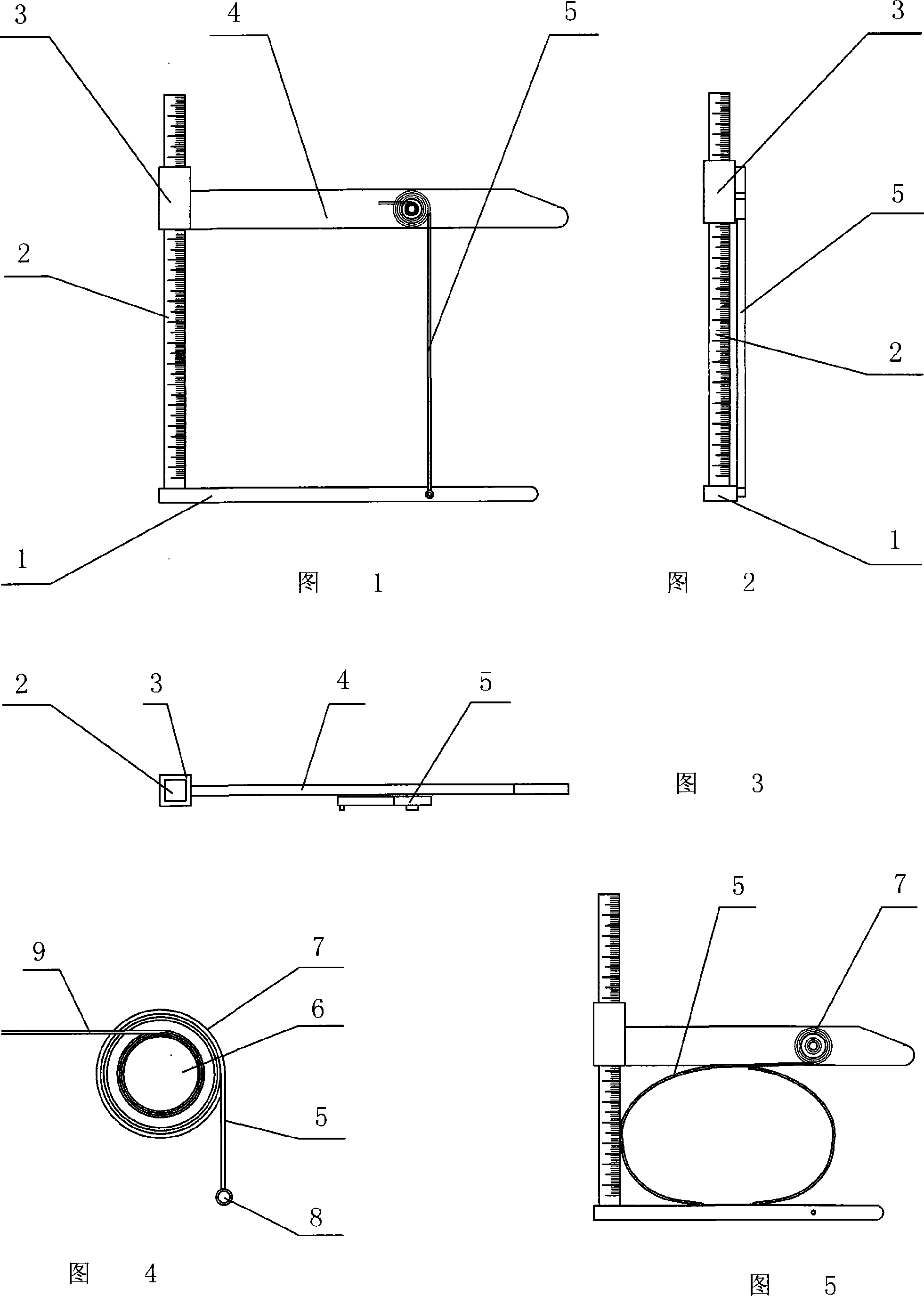 Abdomen measuring instrument