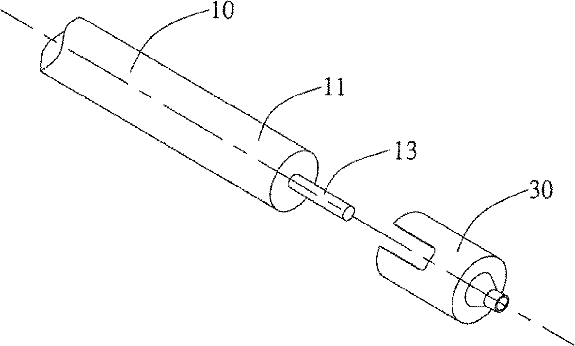 Lamp tube device with electric connecting sleeve of winding body and light source module