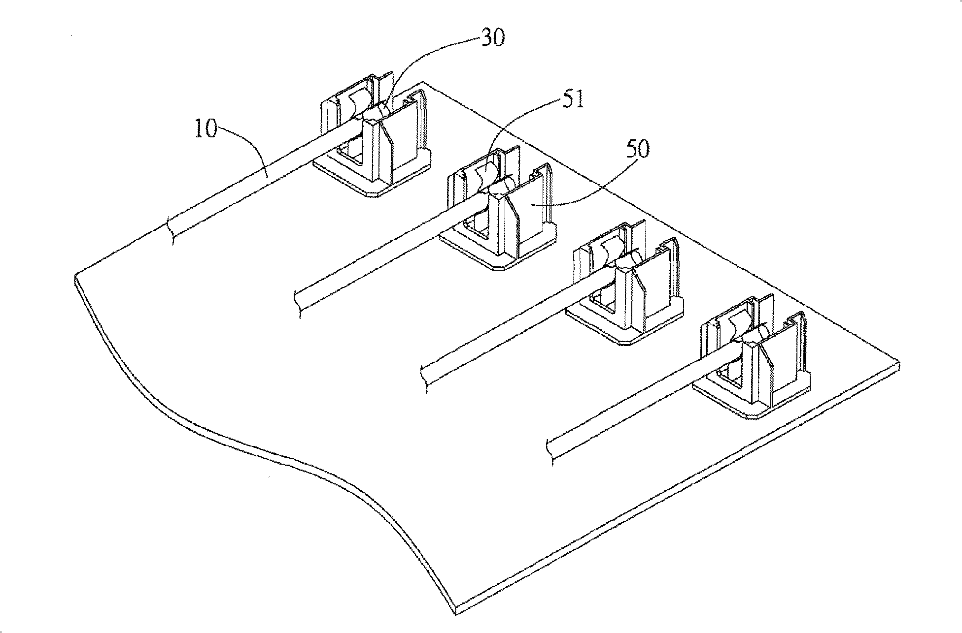 Lamp tube device with electric connecting sleeve of winding body and light source module
