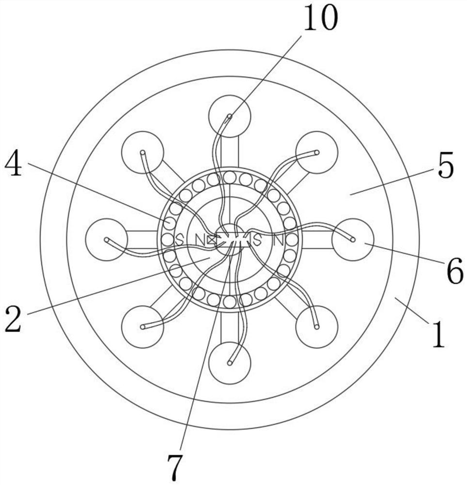 Indoor ceiling antenna for communication system