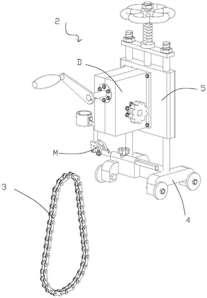 Petroleum pipeline cutting device