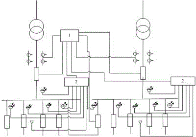 Method and system for arc light protection of medium and low voltage busbars