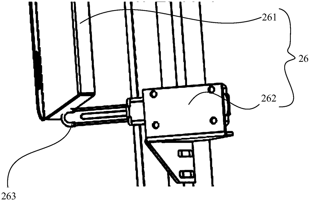 Lifting door device, control method thereof and battery changing station