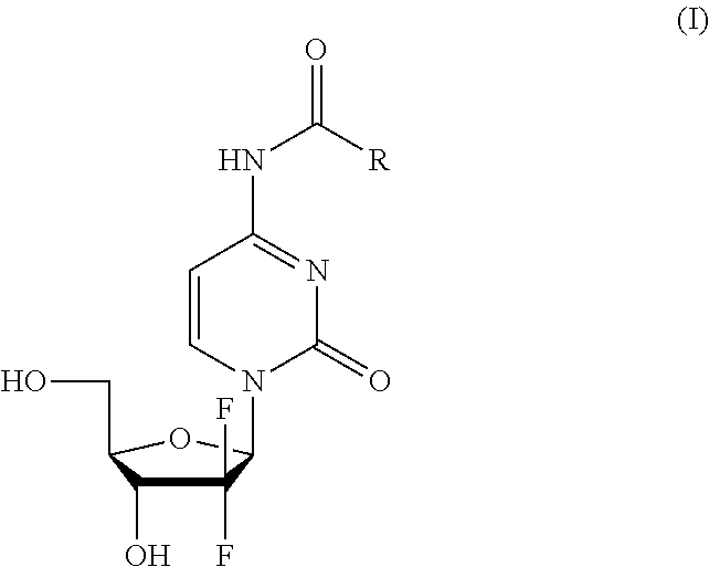 Gemcitabine amide derivative and preparation method and use thereof