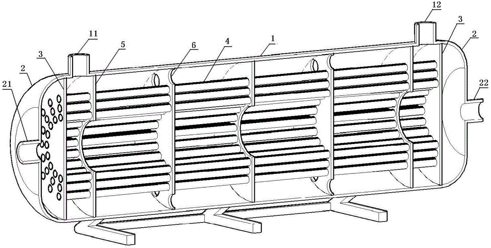 Shell-and-tube heat exchanger