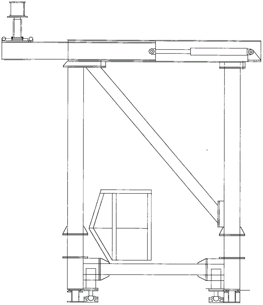 Construction method for open excavation assembly monolithic structure subway station using pile-strut bracing system