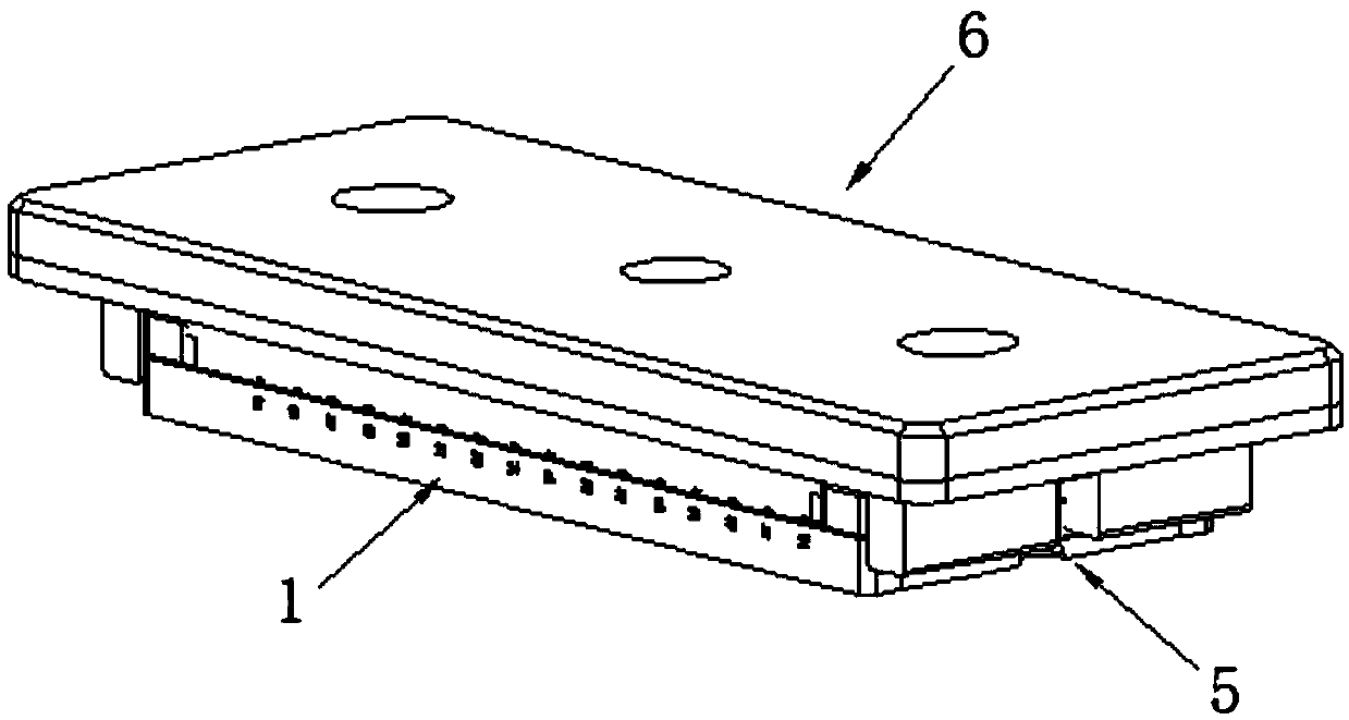 Integrated fixture of laser chip