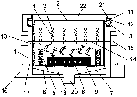 Australian lobster constant-temperature circulating water culture system