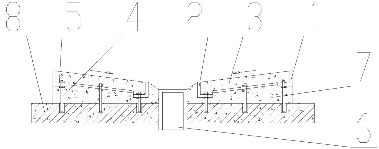 Clean room micro slope terrace and construction method thereof