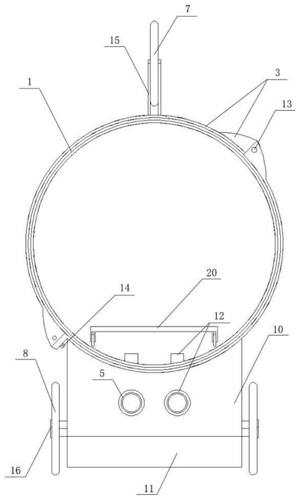 Tunnel escape pipeline and construction method thereof