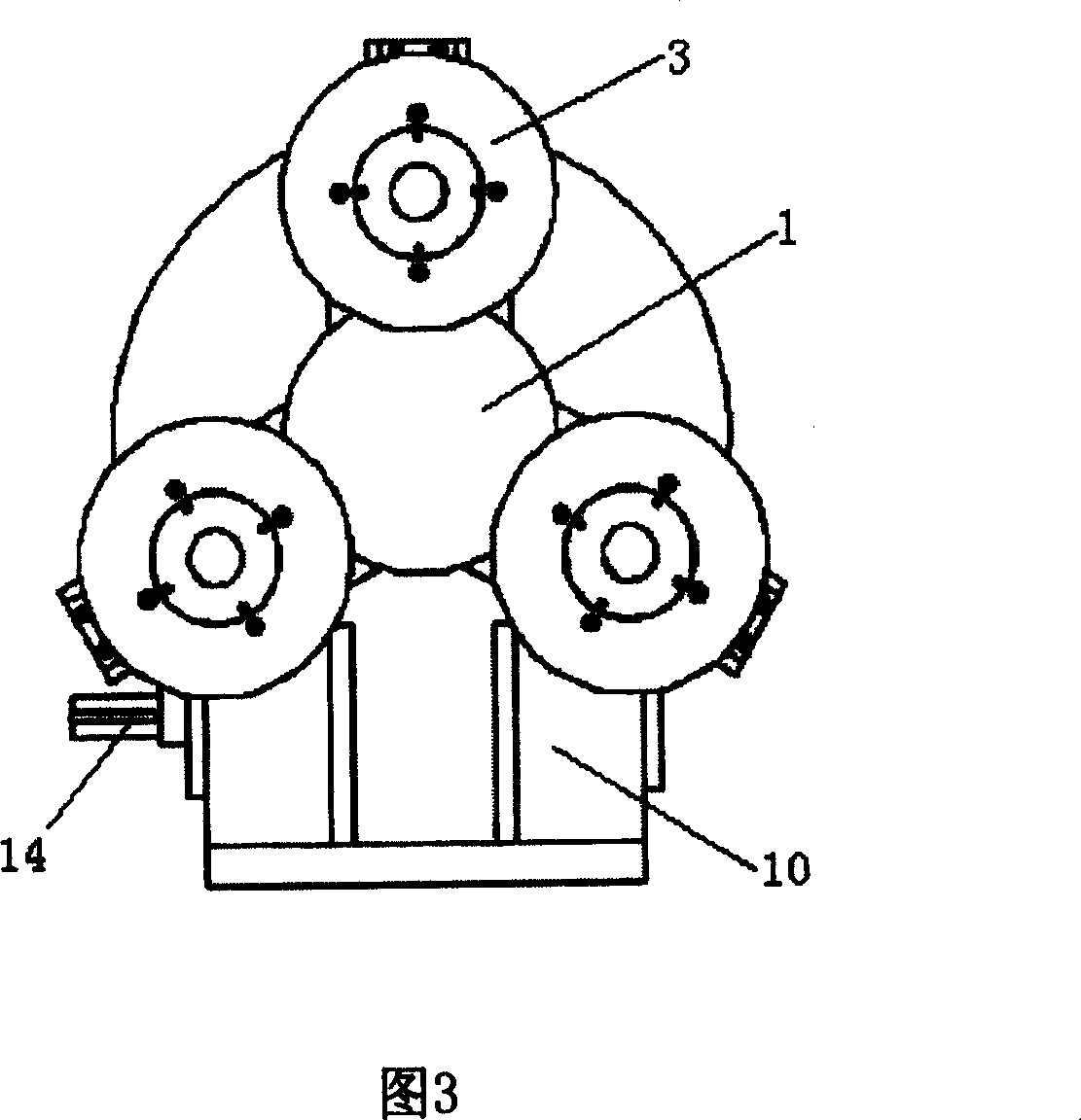 Gear spin pressure forming method and its device