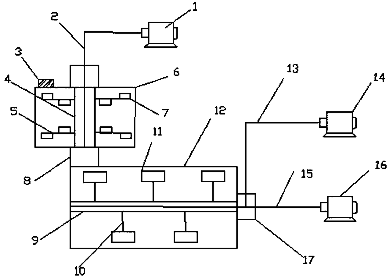 A vibration stirring durable cement stabilized macadam device and a construction method thereof