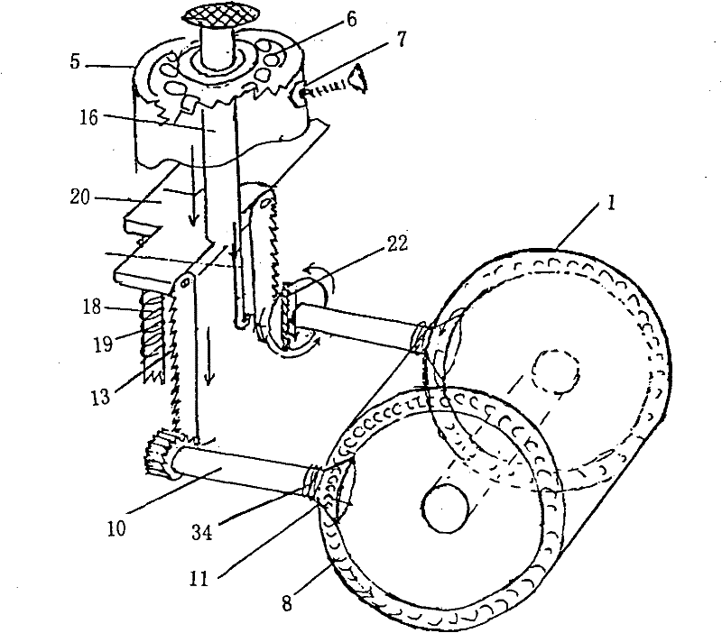 Single pin-driven running-assistant universal wheel