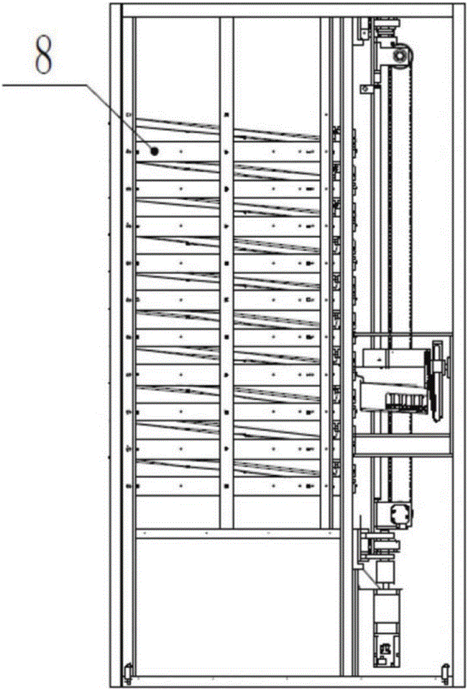 Injection medicine cabinet adopting robot and working method of injection medicine cabinet