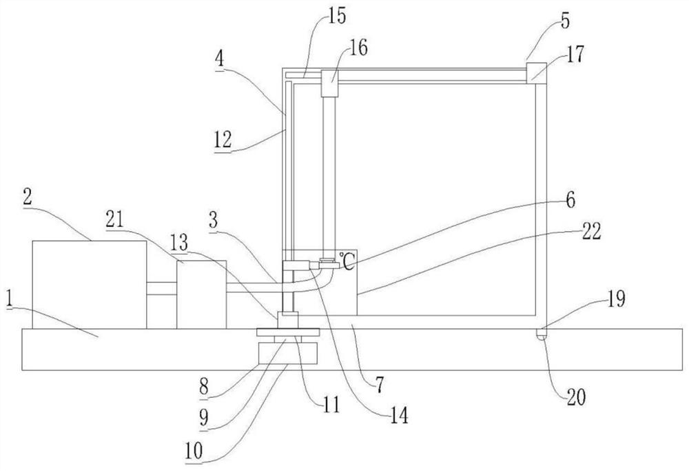 Sampling device for fog drop spectrometer