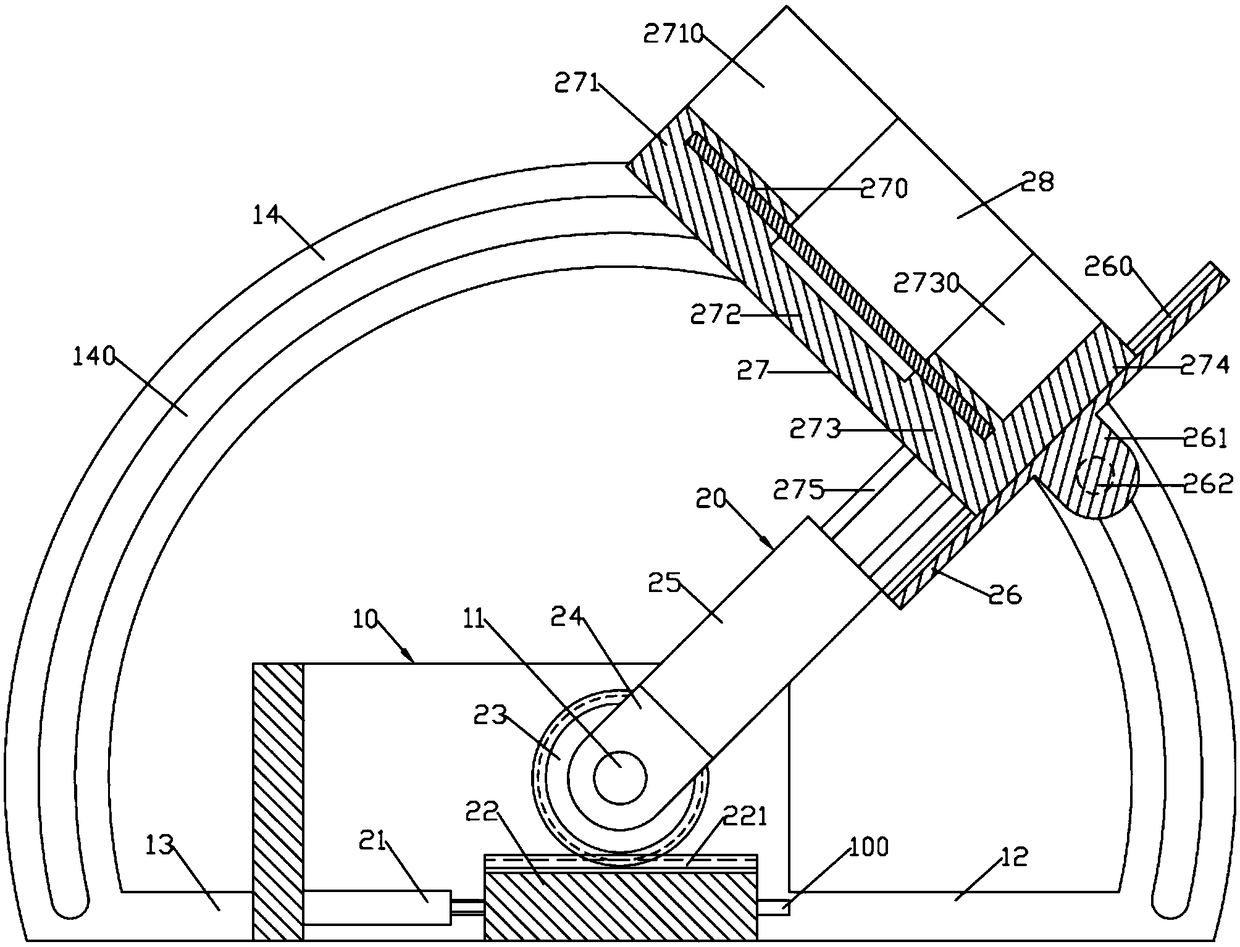 An upper winding device with high adaptability for a cable crossover