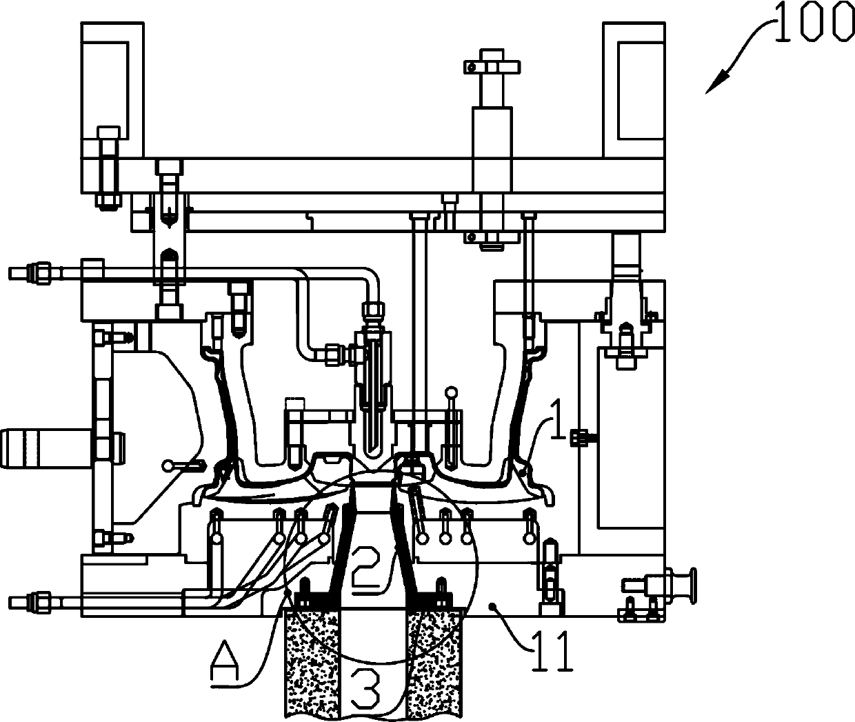 Riser for transporting molten metal for casting and casting mold for its application