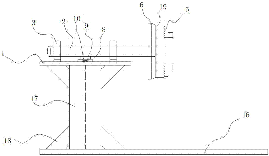 Circular pipe butt joint welding test rotating device and operation method thereof