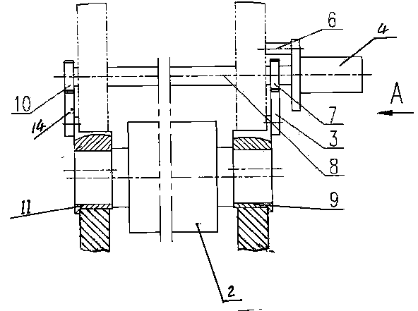 Automatic on-off pressure device of offset press