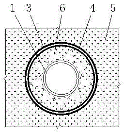 Method and drainage device for preventing rainwater from entering stockyard