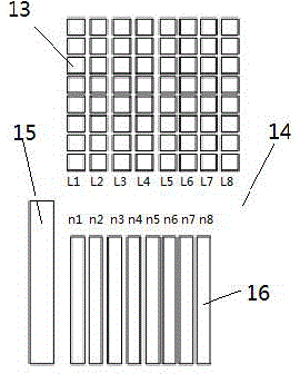 A structured light illumination optical system