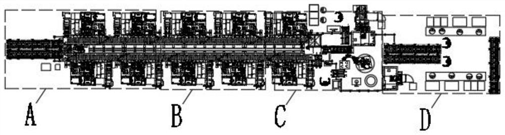 Automobile brake floor production line capable of effectively controlling processing quality and its working method