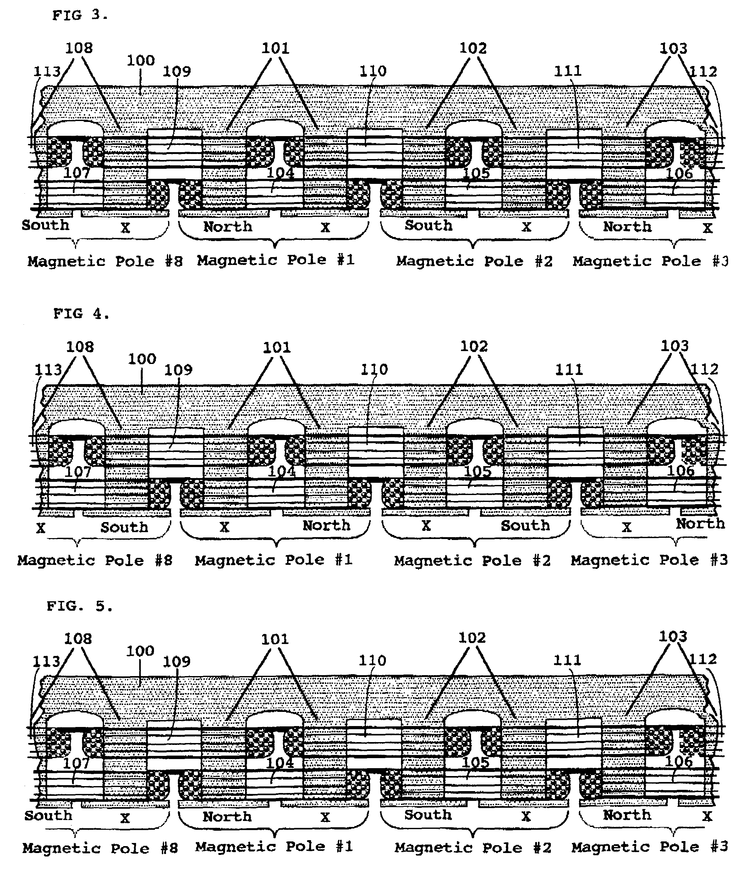 Split-pole field-match motor