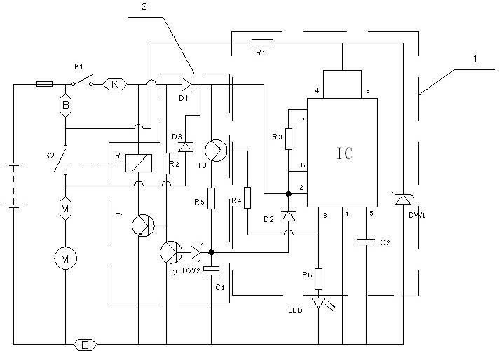 Safe starting controller