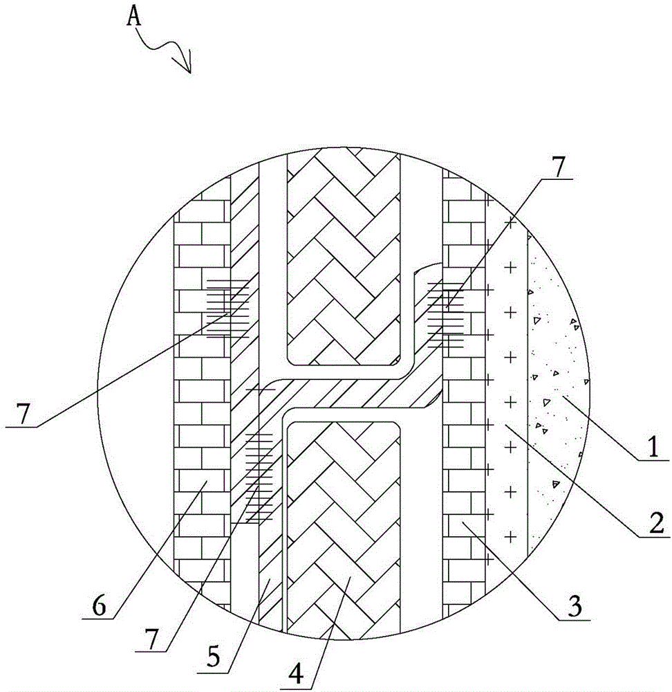 Circular tensioning connection method for insulation board clamped by double waterproof boards for tunnel