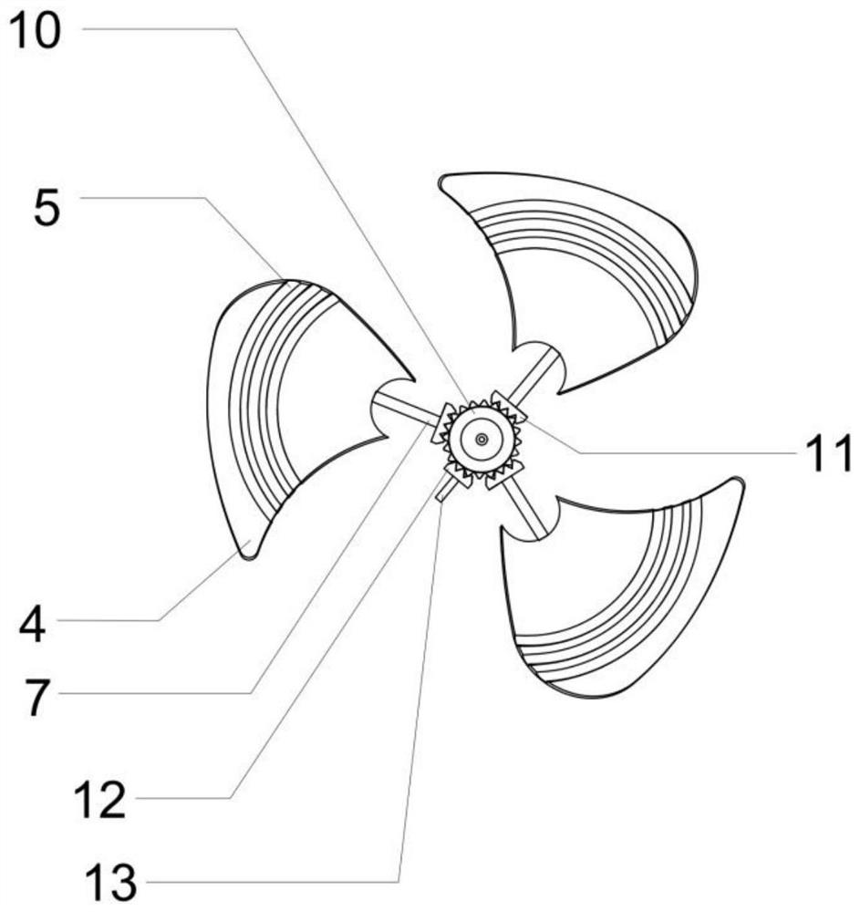 Fan blade device, wave making equipment and wave making method