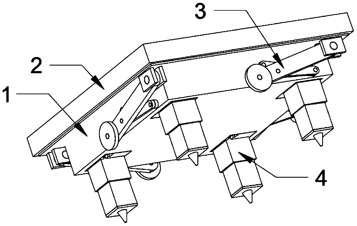 Industrial automatic horizontal base